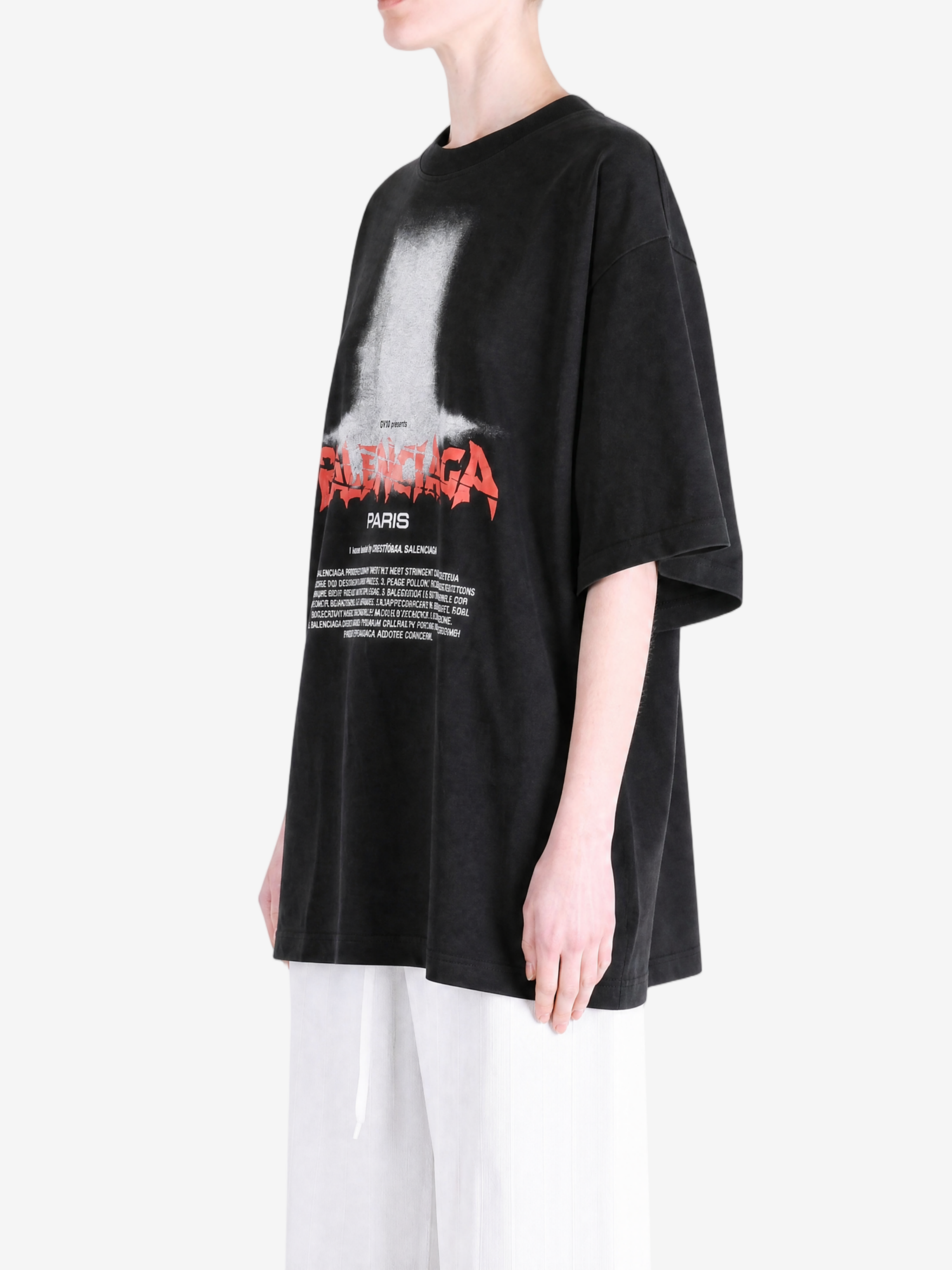 BALENCIAGA - Womens The Door Oversized T-Shirt