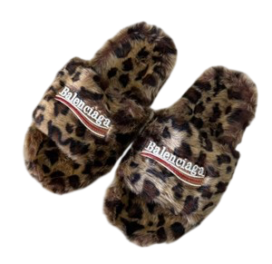 Balenciaga Fur Slides