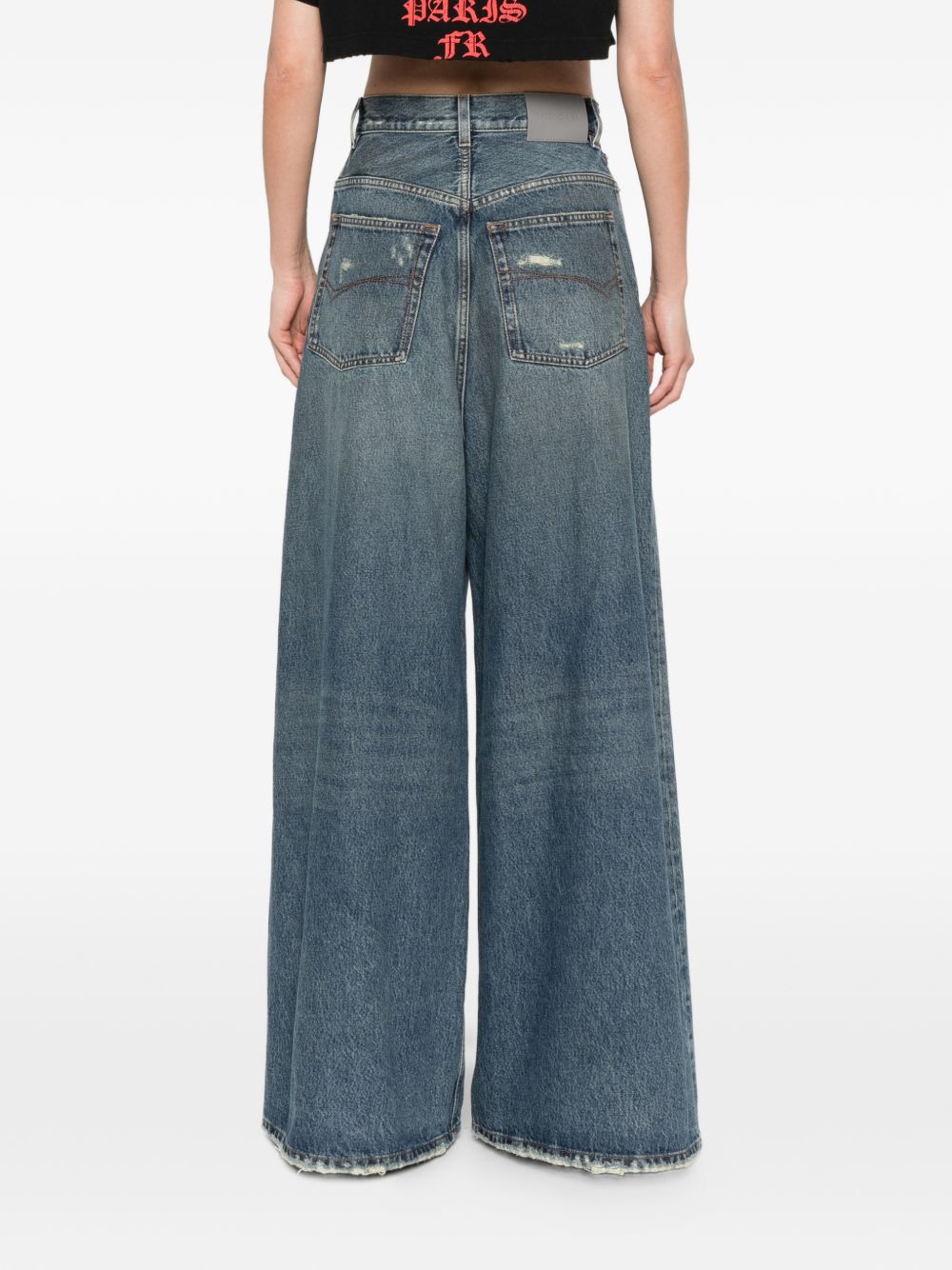 Balenciaga Women Flared Denim Jeans
