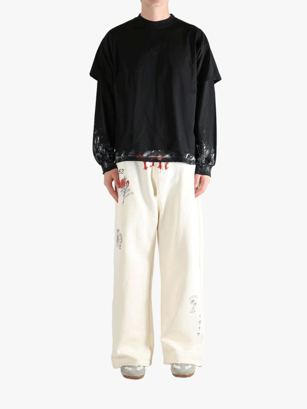 BALENCIAGA - Men Hybrid Double T-Shirt