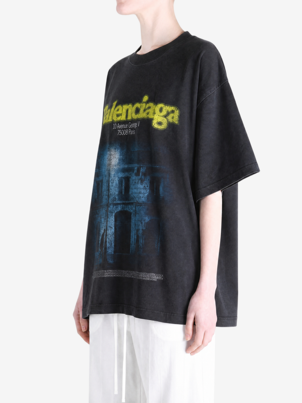 BALENCIAGA - Women Oversized Graphic Print T-Shirt