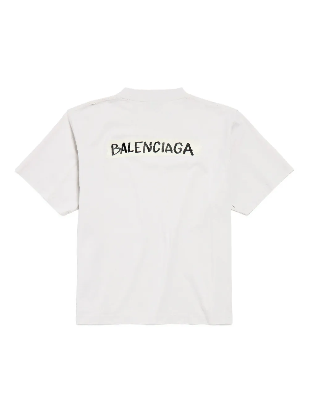 BALENCIAGA - Women Medium Fit Crew Neck T-Shirt