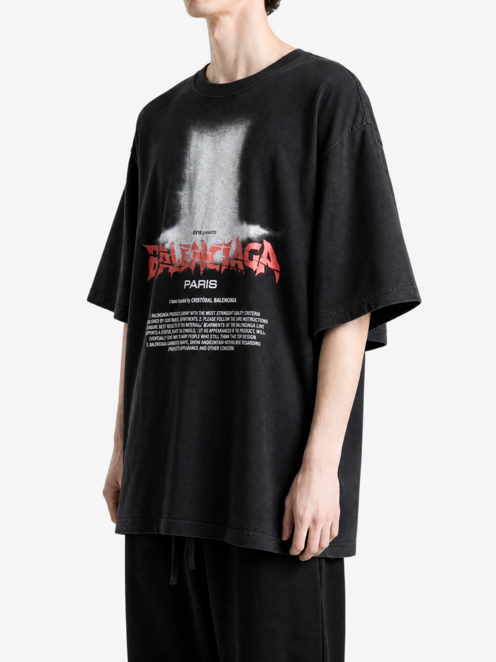 BALENCIAGA - Mens The Door Oversized T-Shirt
