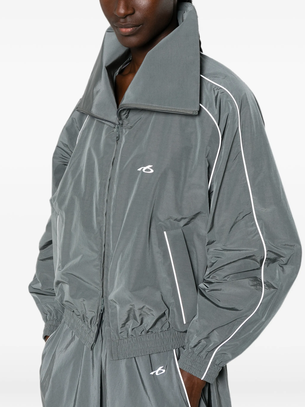 BALENCIAGA - Women High Collar Tracksuit Jacket