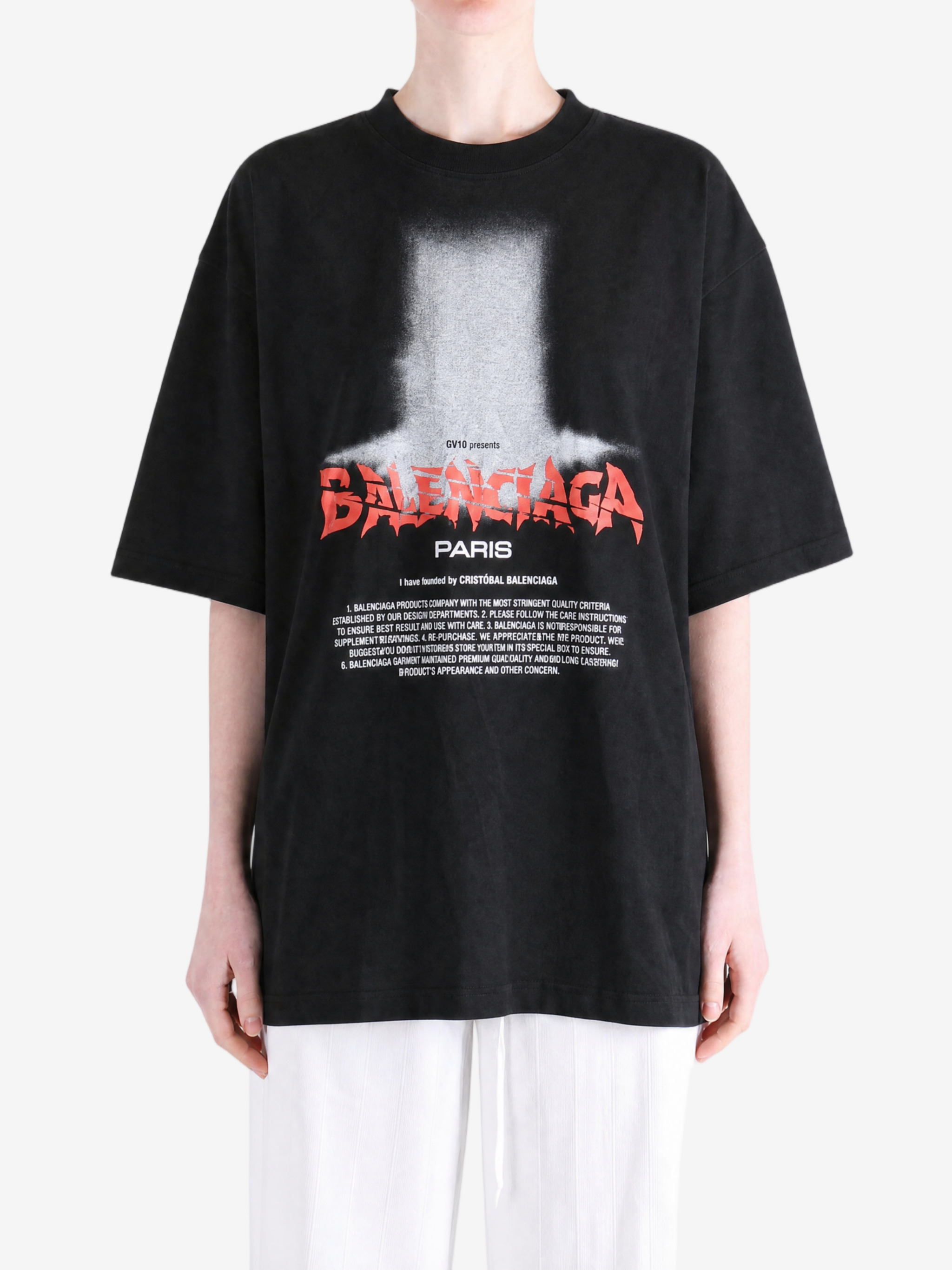 BALENCIAGA - Womens The Door Oversized T-Shirt